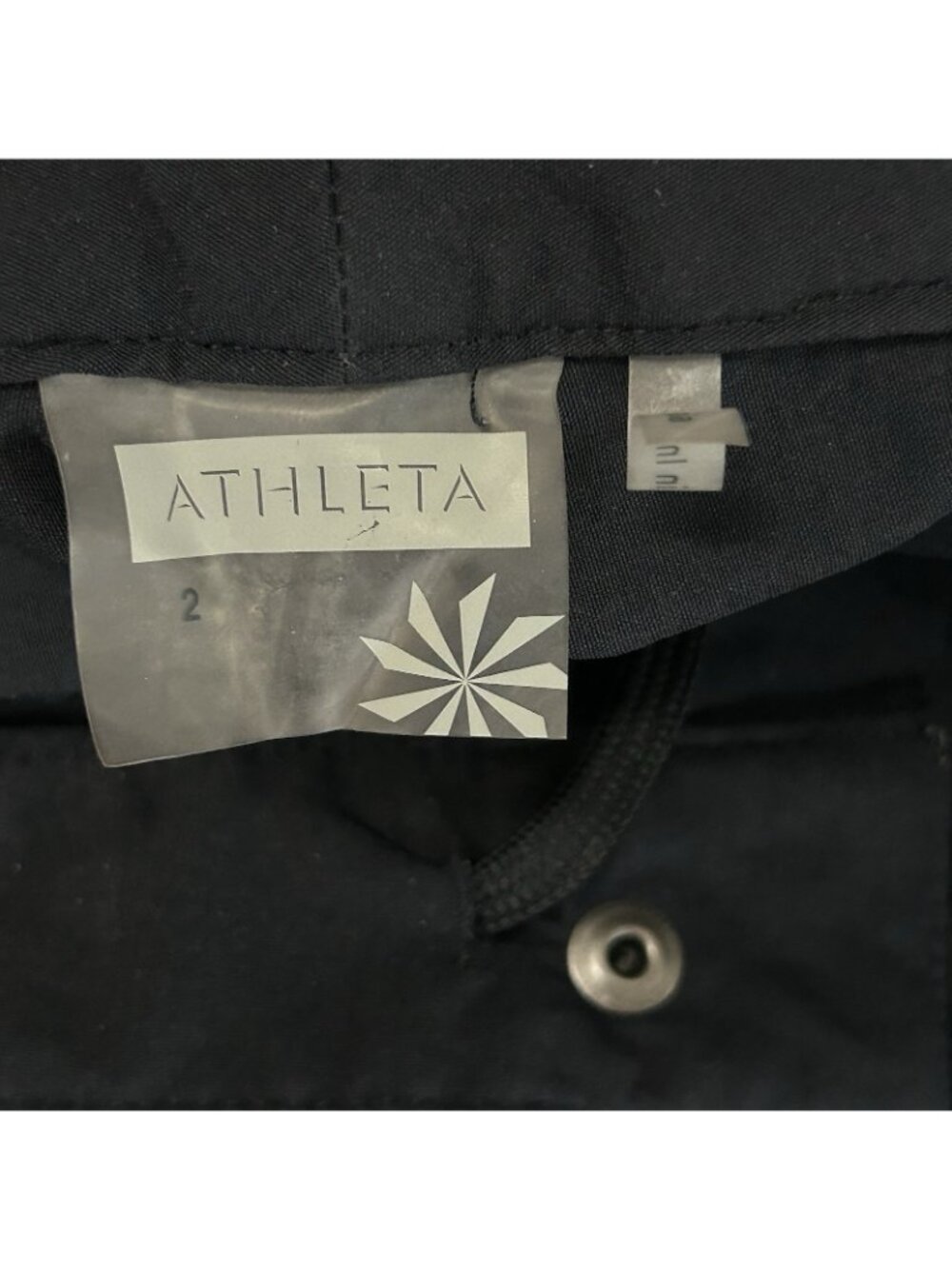Athleta Heathered Low Rise Dipper Pant Women’s Size 2 Black Hiking Bootcut Leg - Picture 4 of 16